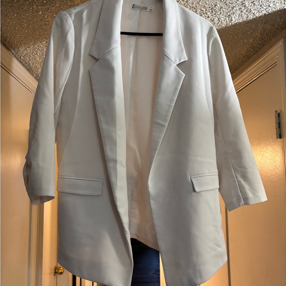 7th Avenue White Women's Blazer